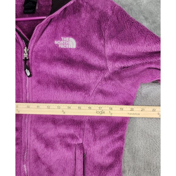 The North Face Womens Fleece Jacket Medium Purple Osito Full Zip Long Sleeve - Picture 4 of 11
